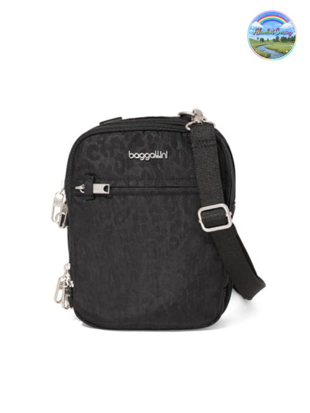 Securtex Anti-Theft Mini Crossbody Bag RFID Locking Zippers Cut-Resistant Strap